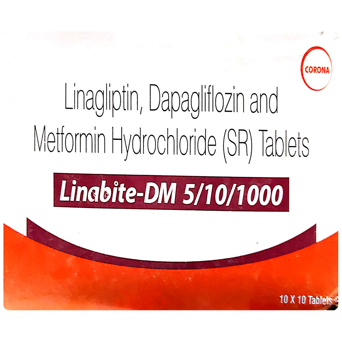 Buy Linabite-DM 5 mg/10 mg/1000 mg Tablet 10's online | Uses, Side ...
