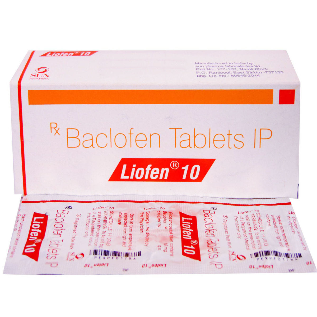 Buy Liofen 10 Tablet 10's Online
