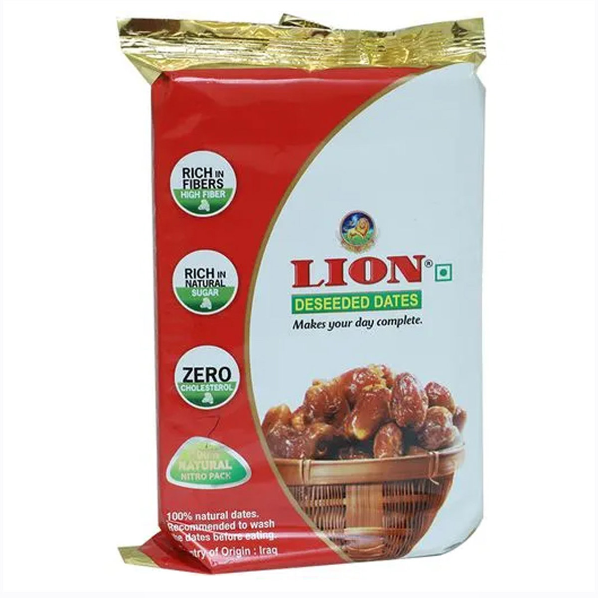 Lion Desseded Dates, 200gm, Pack of 1 Lion Desseded Dates, 200gm, Pack of 1