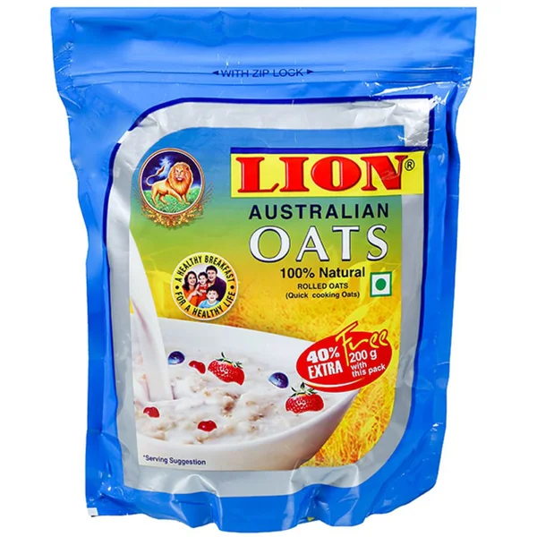 Lion Oats, 500 gm, Pack of 1