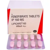 Lipicard-160 Tablet 10's, Pack of 10 TABLETS