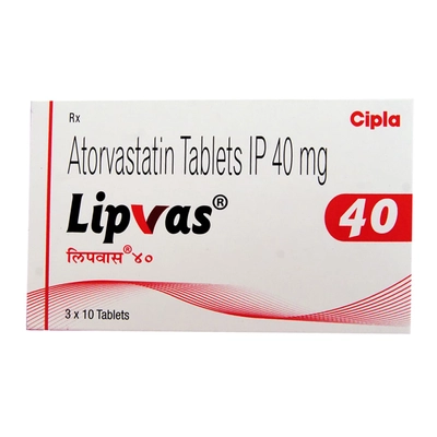 Lipvas 40 Tablet 10's, Pack of 10 TABLETS