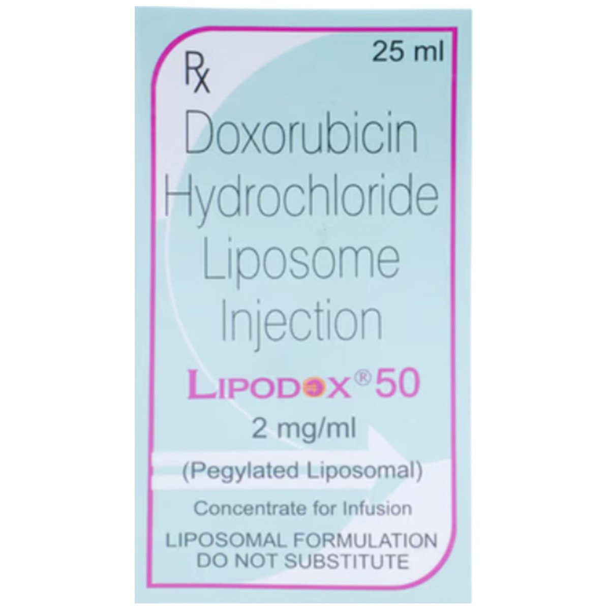 Lipodox 50 Injection 25 ml Lipodox 50 Injection 25 ml