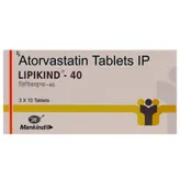 Lipikind 40 Tablet 10's, Pack of 10 TABLETS