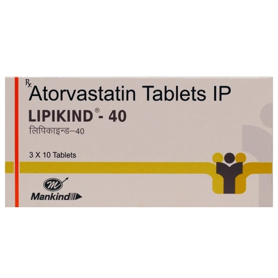 Lipikind 40 Tablet 10's, Pack of 10 TABLETS