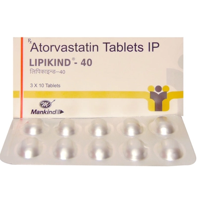 Lipikind 40 Tablet 10's, Pack of 10 TABLETS