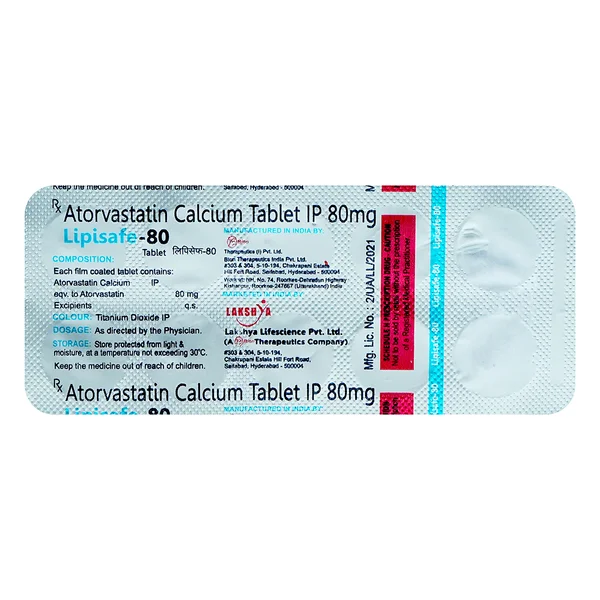 LIPISAFE 80 10'S TABLET 10'S 