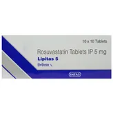 Lipitas 5 mg Tablet 10's, Pack of 10 TabletS