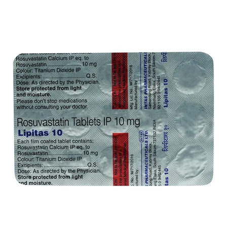 Lipitas 10 Tablet 15's