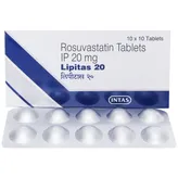 Lipitas 20 Tablet 10's, Pack of 10 TABLETS