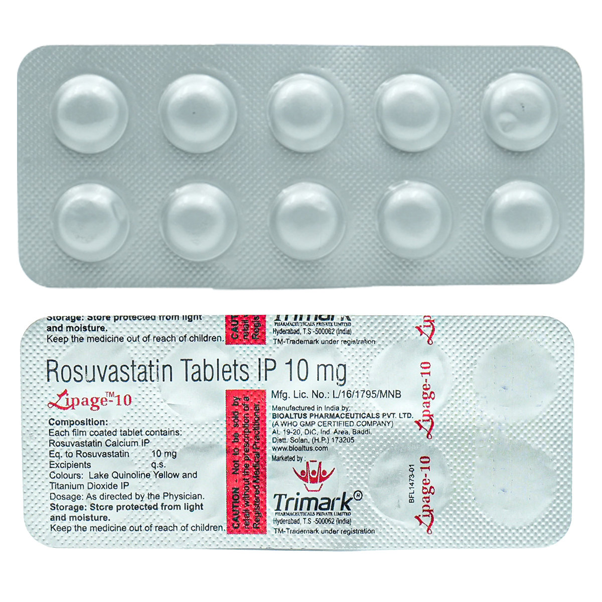 Lipage-10 Tablet 10's, Pack of 10 TabletS Lipage-10 Tablet 10's, Pack of 10 TabletS