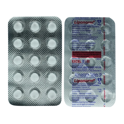 Liponorm 5 mg Tablet 15's, Pack of 15 TabletS