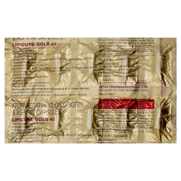 Lipicure Gold 40 Capsule 10's