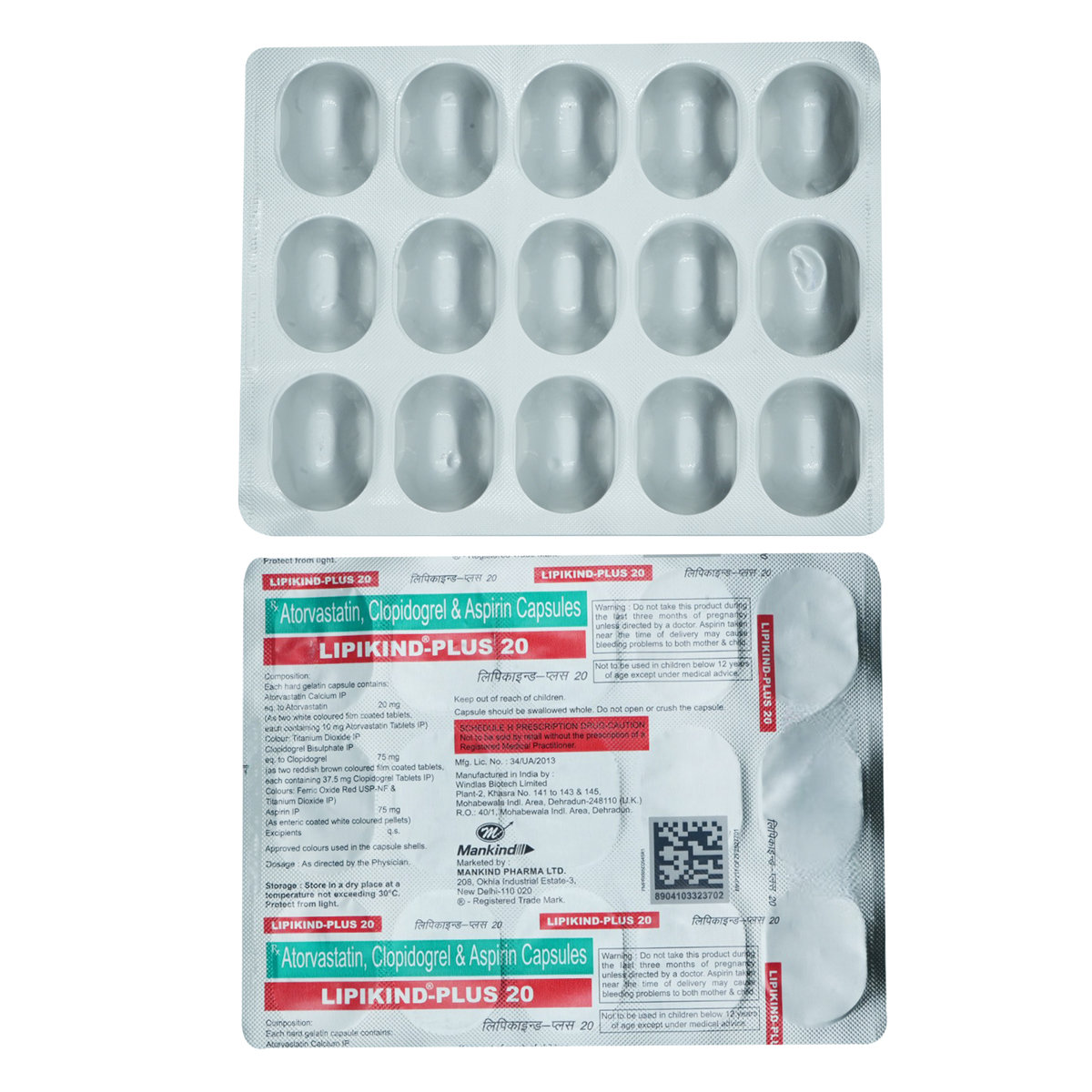 Lipikind-Plus 20 Capsule 15's, Pack of 15 CapsuleS Lipikind-Plus 20 Capsule 15's, Pack of 15 CapsuleS