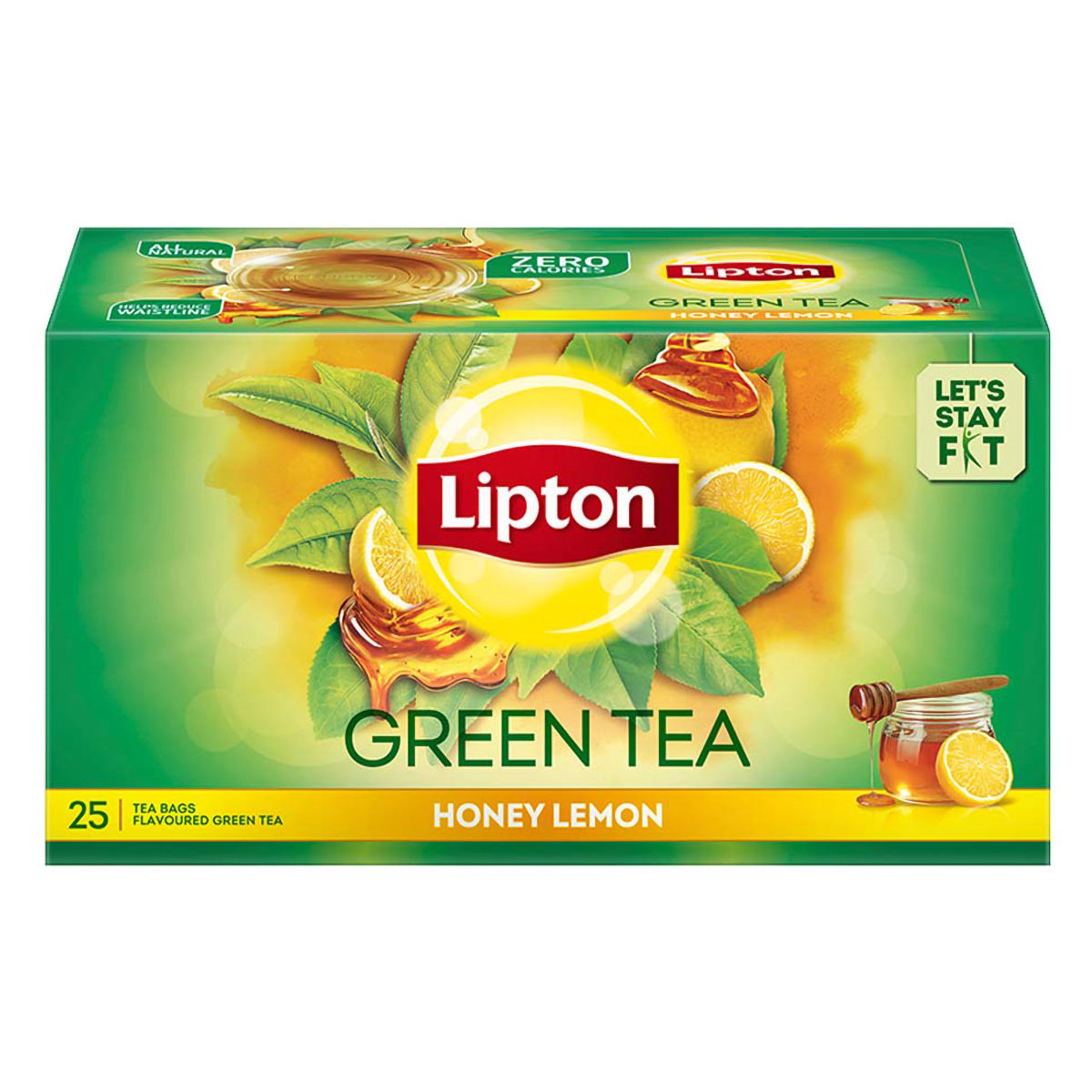 Buy Lipton Honey Lemon Green Tea Bags, 25 Count Online