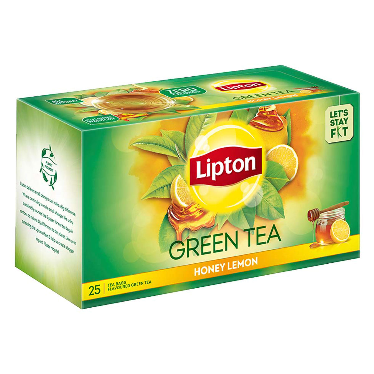 Lipton Honey Lemon Green Tea Bags, 25 Count, Pack of 1 Lipton Honey Lemon Green Tea Bags, 25 Count, Pack of 1