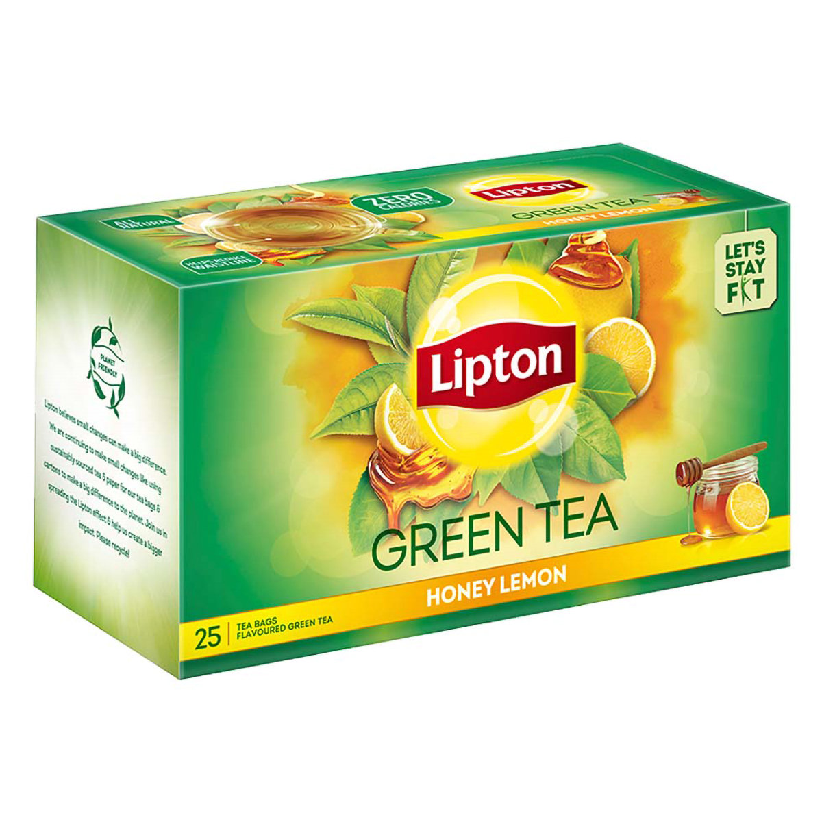 Lipton Honey Lemon Green Tea Bags, 25 Count, Pack of 1 Lipton Honey Lemon Green Tea Bags, 25 Count, Pack of 1
