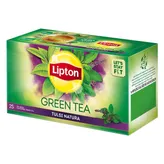 Lipton Tulsi Natura Green Tea Bags, 25 Count, Pack of 1