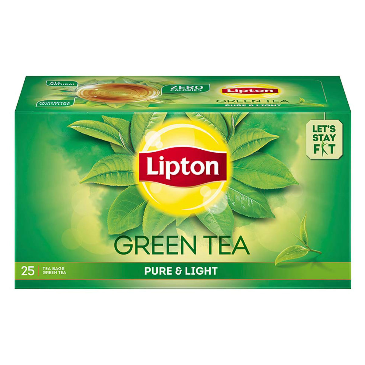 Buy Lipton Pure & Light Green Tea Bags, 25 Count Online