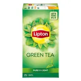 Lipton Pure &amp; Light Green Tea Bags, 25 Count, Pack of 1