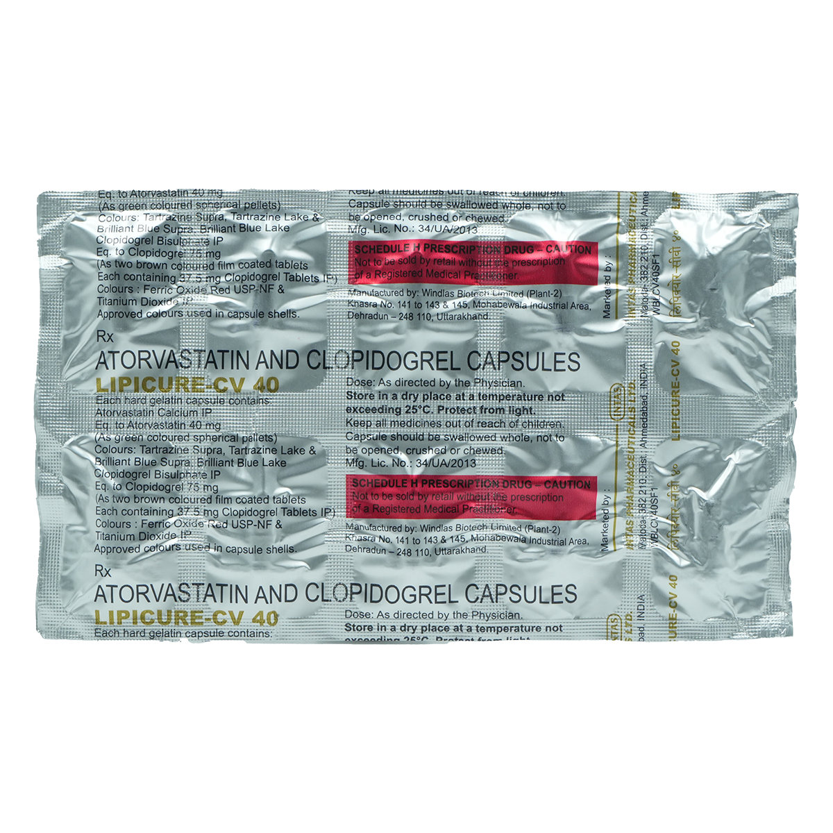 Lipicure-CV 40 Capsule 10's, Pack of 10 CAPSULES Lipicure-CV 40 Capsule 10's, Pack of 10 CAPSULES