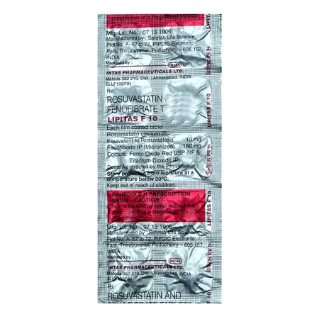 Lipitas F 10 Tablet 10's
