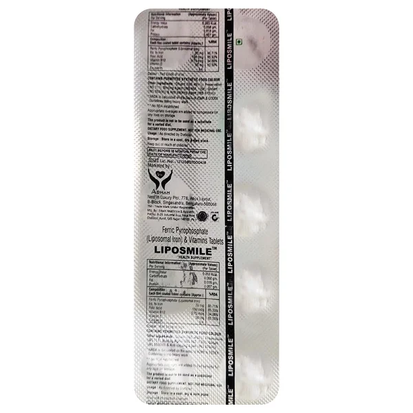 Liposmile Tablet 10's, Pack of 10