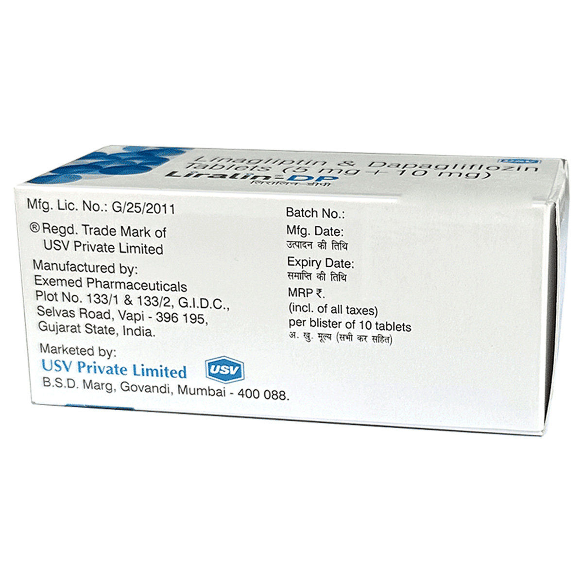 Liralin-DP Tablet 10's, Pack of 10 TabletS Liralin-DP Tablet 10's, Pack of 10 TabletS