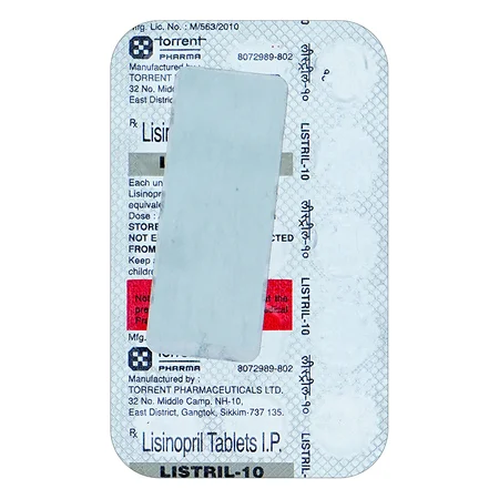 Listril 10 Tablet 15's