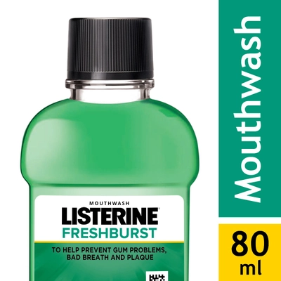 Listerine Freshburst MouthWash, 80 ml, Pack of 1