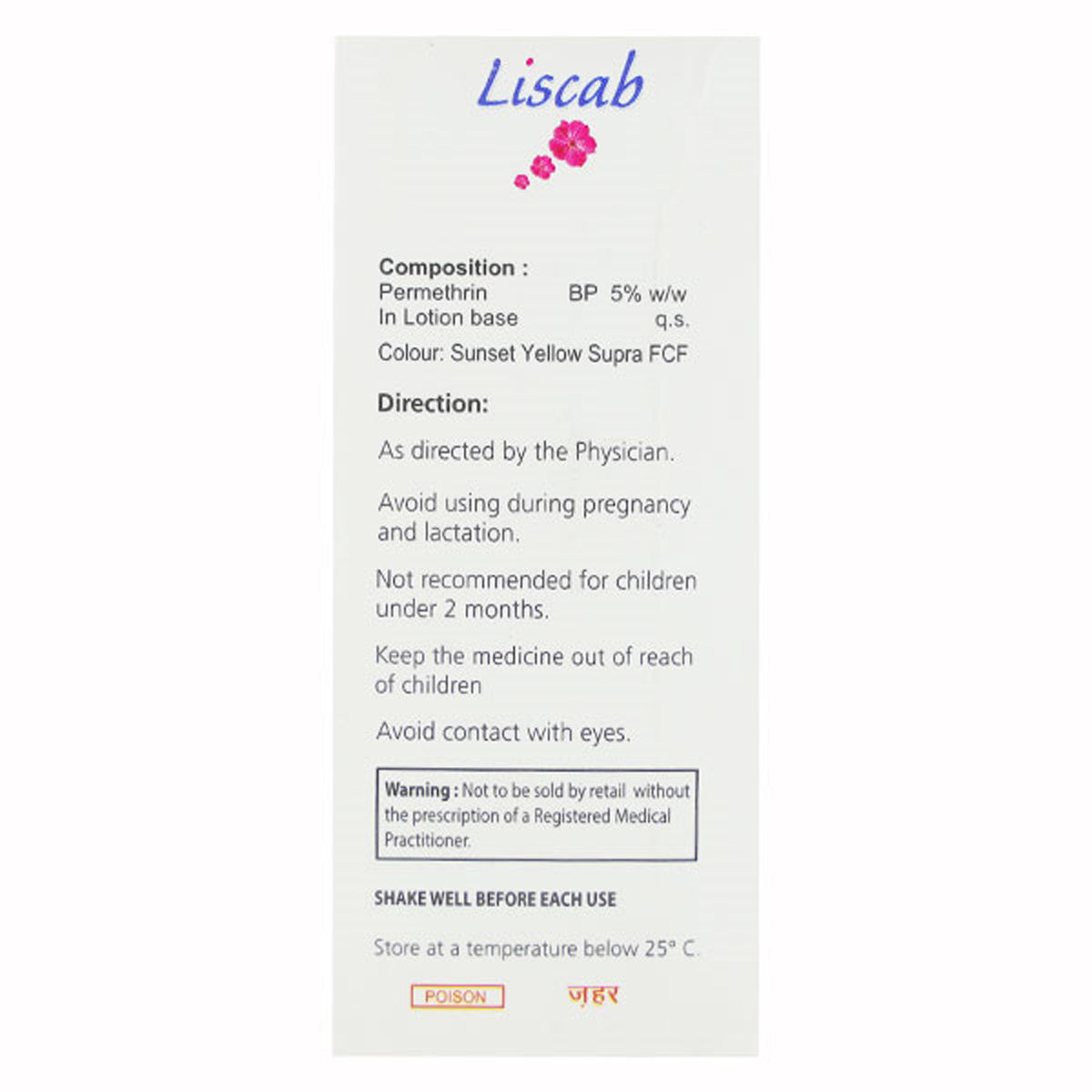Liscab Lotion 50 ml, Pack of 1 OINTMENT Liscab Lotion 50 ml, Pack of 1 OINTMENT