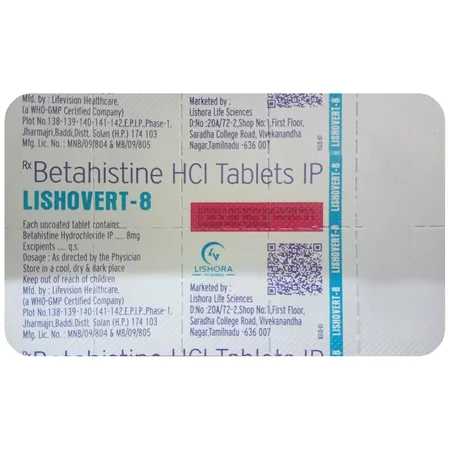 Lishovert-8 Tablet 10's