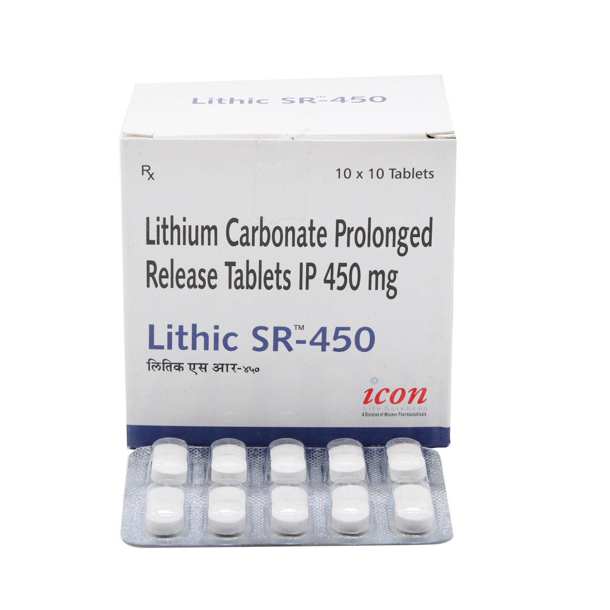 Buy Lithic SR 450 mg Tablet 10's Online