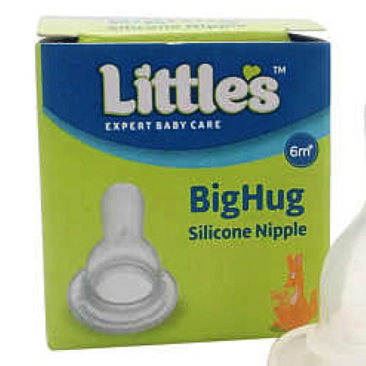 Buy Little's Big Hug Silicon Nipple 6M+, 1 Count Online