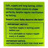 Little's Big Hug Silicon Nipple 6M+, 1 Count, Pack of 1