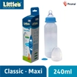 Little's Classic Maxi Blue Feeding Bottle, 240 ml