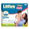 Little's Premium Comfy Baby Diaper Pants Small, 78 Count
