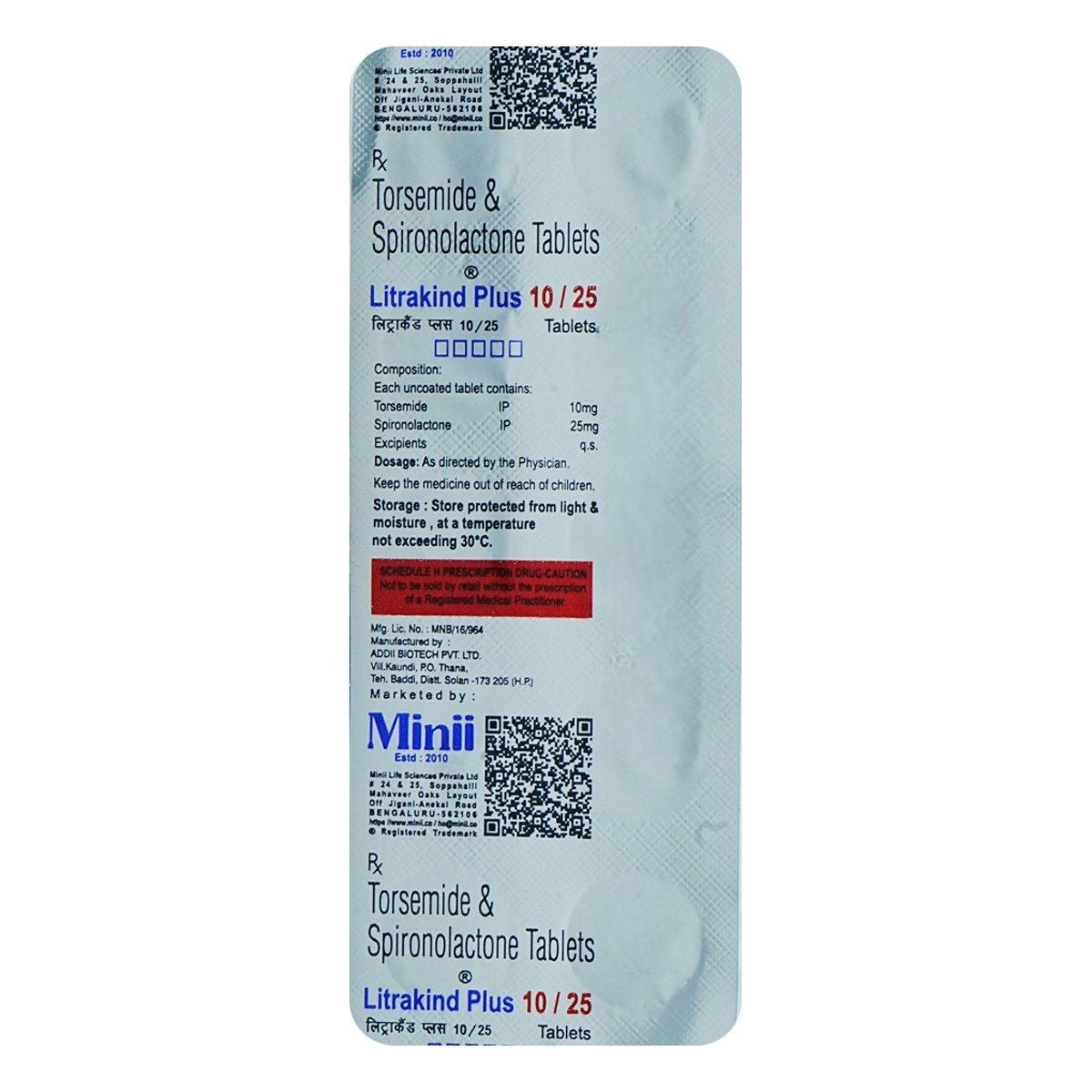 Buy Litrakind Plus 10/25 Tablet 10's Online