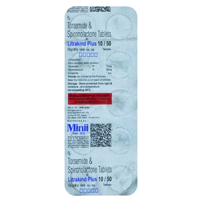 Litrakind Plus 10/50 Tablet 10's, Pack of 10 TabletS