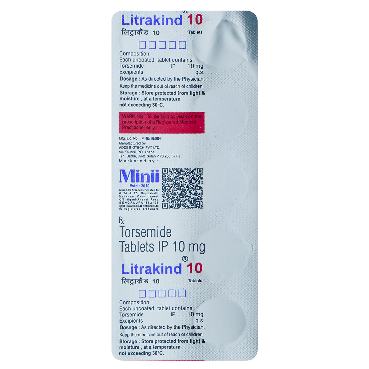Litrakind 10 Tablet 10's, Pack of 10 TABLETS Litrakind 10 Tablet 10's, Pack of 10 TABLETS