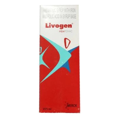 Livogen Hemo Tonic Syrup 250 ml, Pack of 1 Syrup