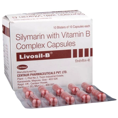 Livosil-B Capsule 10's, Pack of 10 CAPSULES