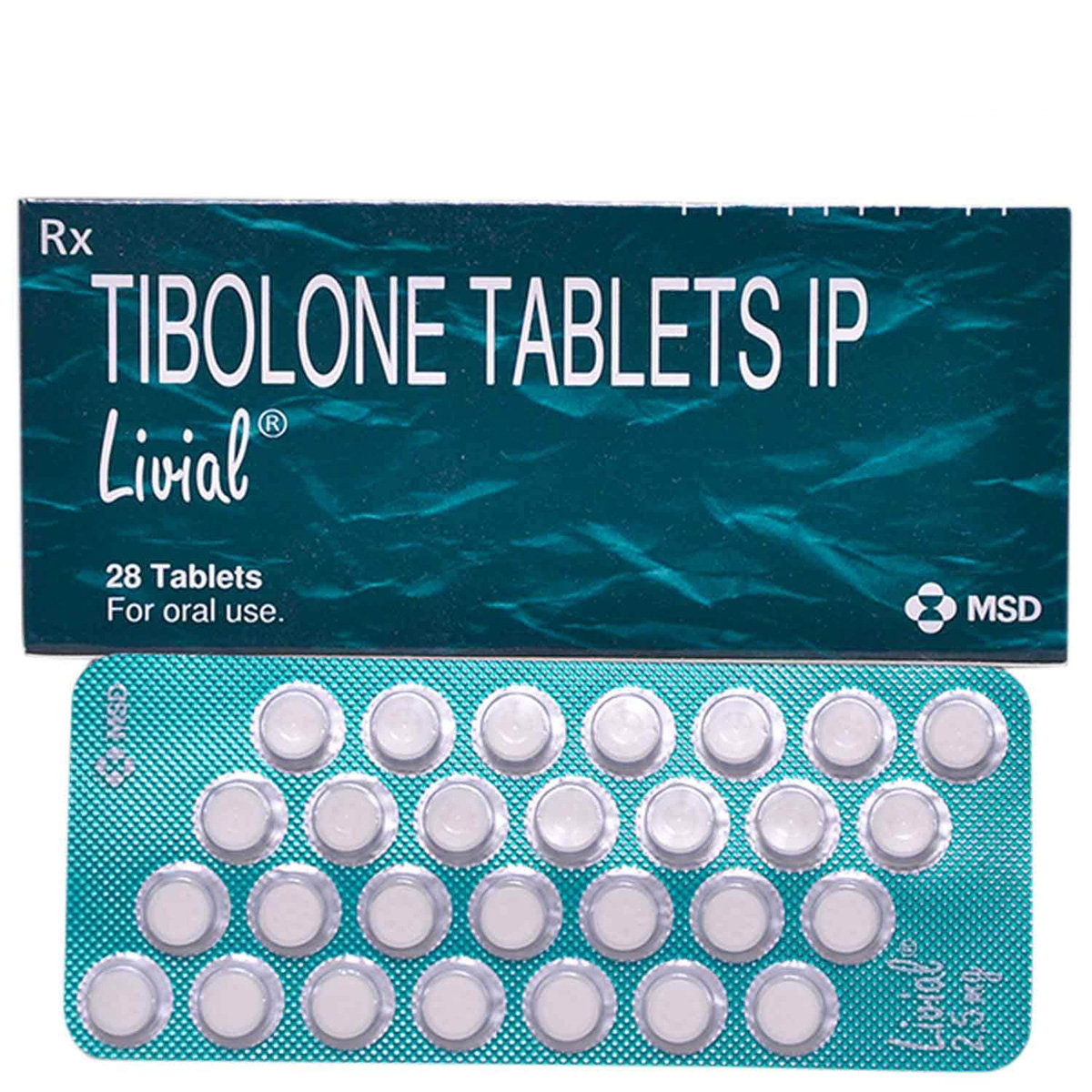 Livial Tablet 28's, Pack of 1 TABLET Livial Tablet 28's, Pack of 1 TABLET