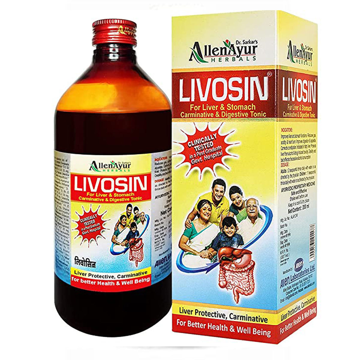 Buy Livosin Syrup, 500 ml Online