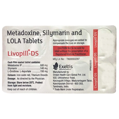 Livopill DS Tablet 10's, Pack of 10 TABLETS