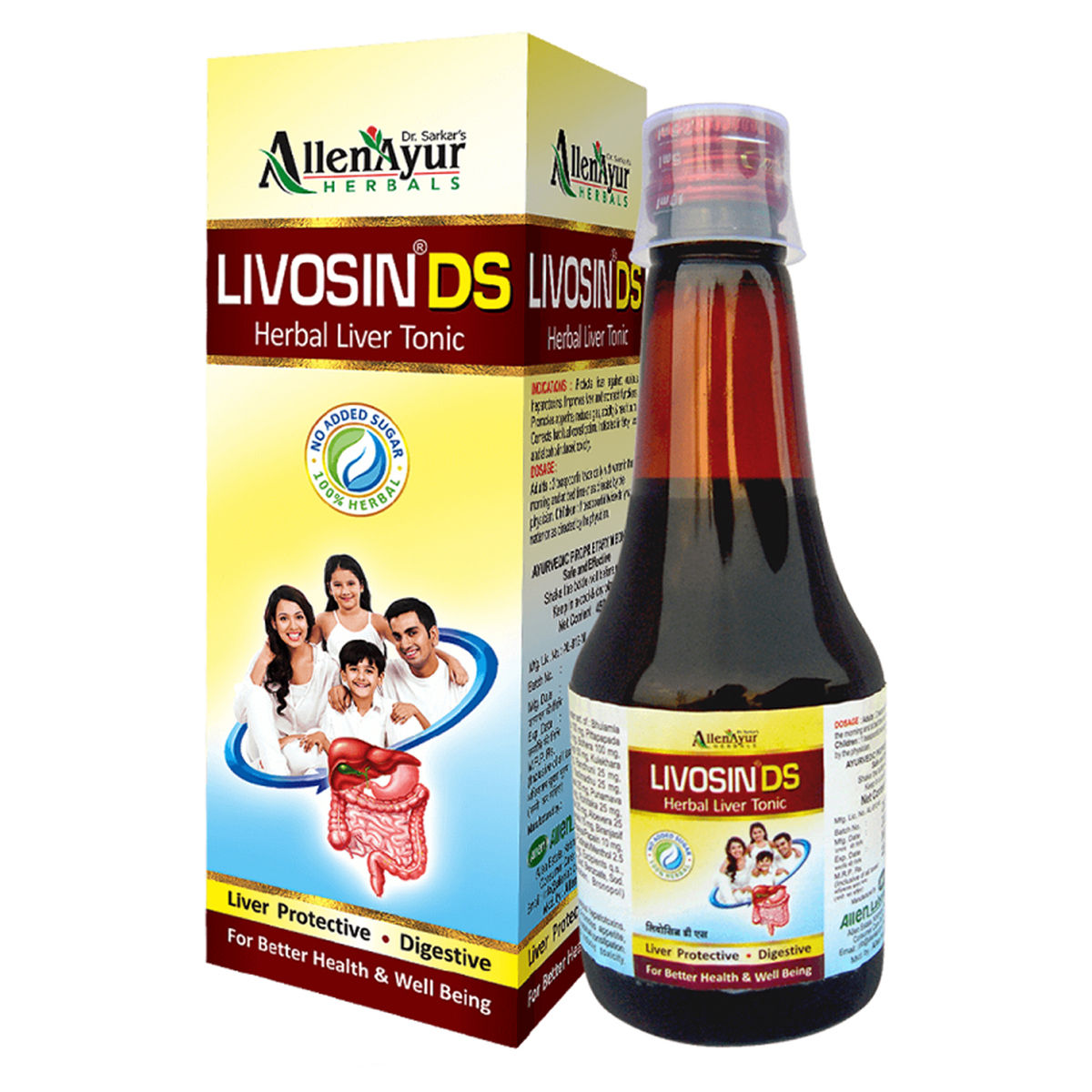 Buy Livosin DS Herbal Liver Tonic, 200 ml Online