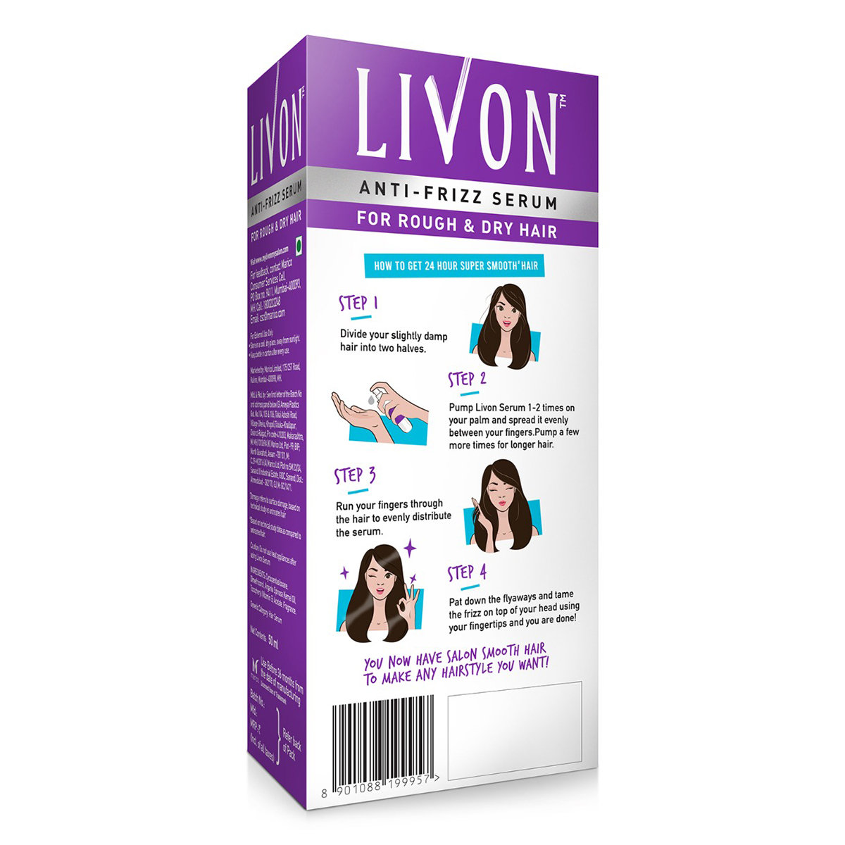 Livon Serum For Dry & Unruly Hair, 50 ml, Pack of 1 Livon Serum For Dry & Unruly Hair, 50 ml, Pack of 1