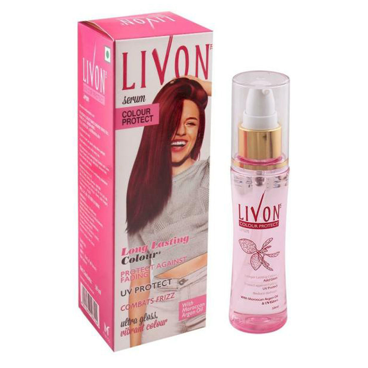 Buy Livon Long Lasting Colour Protect Hair Serum, 59 ml Online