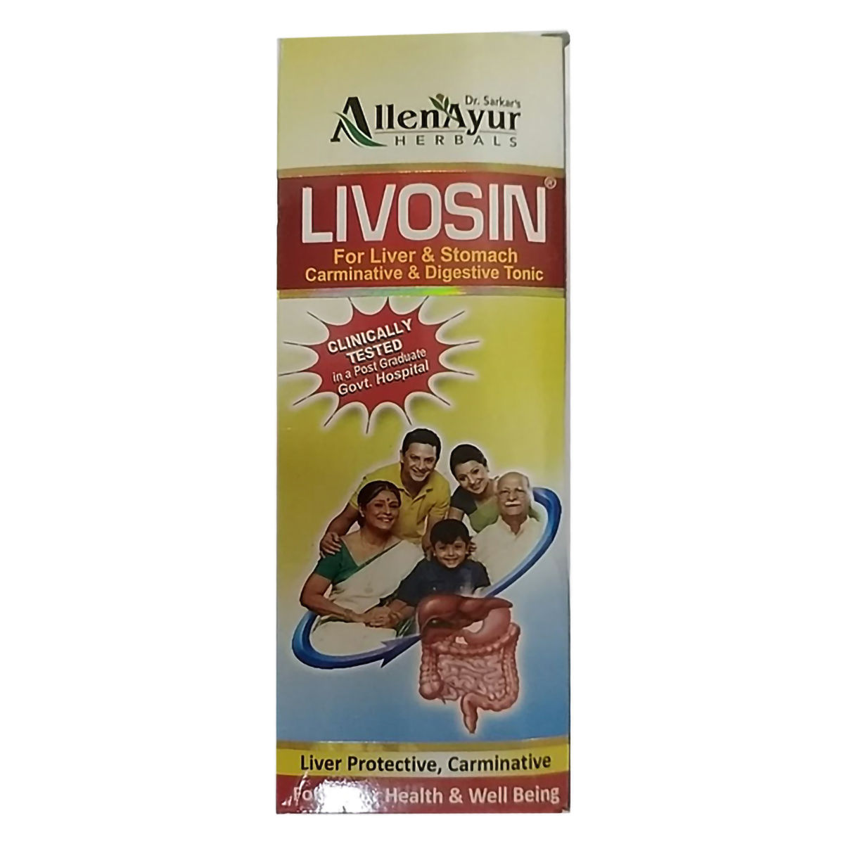 Buy Livosin Syrup, 200 ml Online