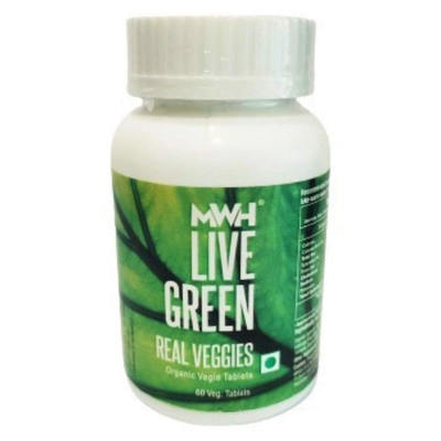 Live Green Real Veggies 60'S, Pack of 1 Tablet